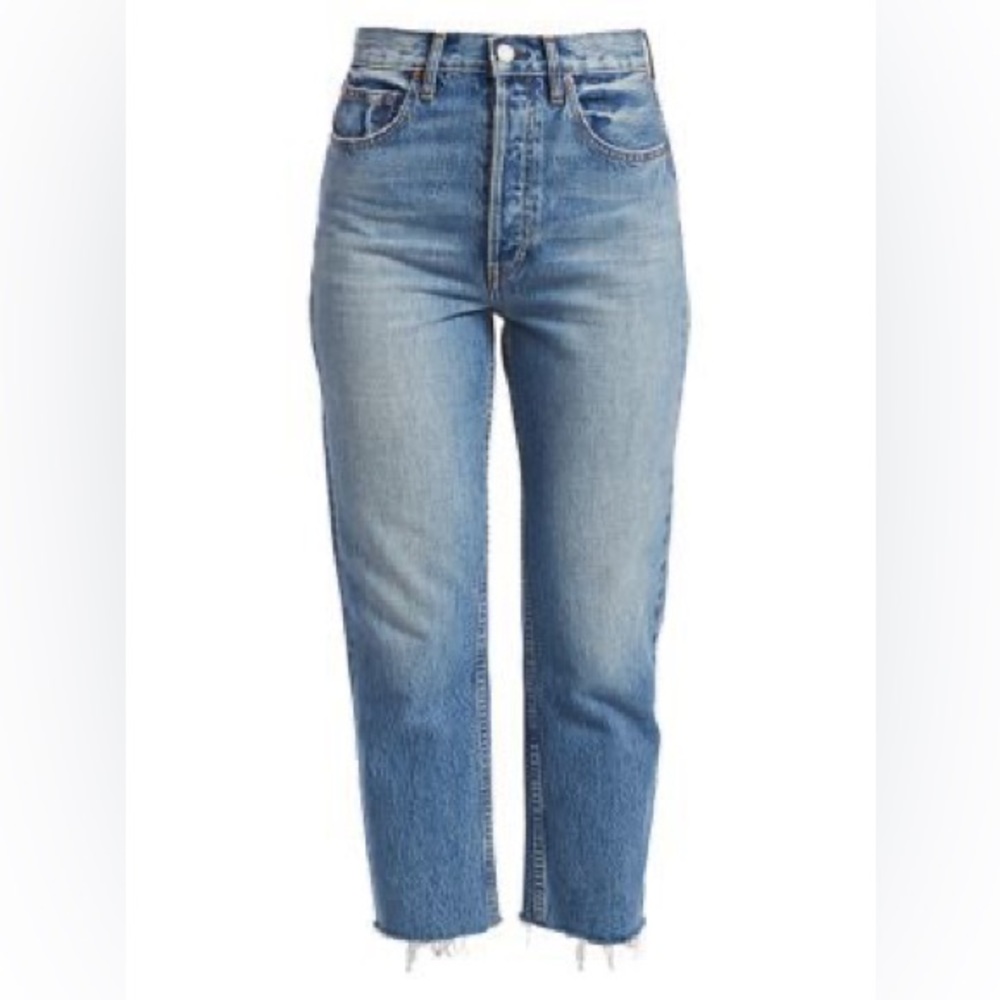 Trave Harper crop slim straight jeans